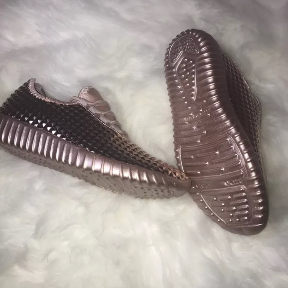 Rose Gold Shoes Size 8 1/2 Women's Sneakers Boost